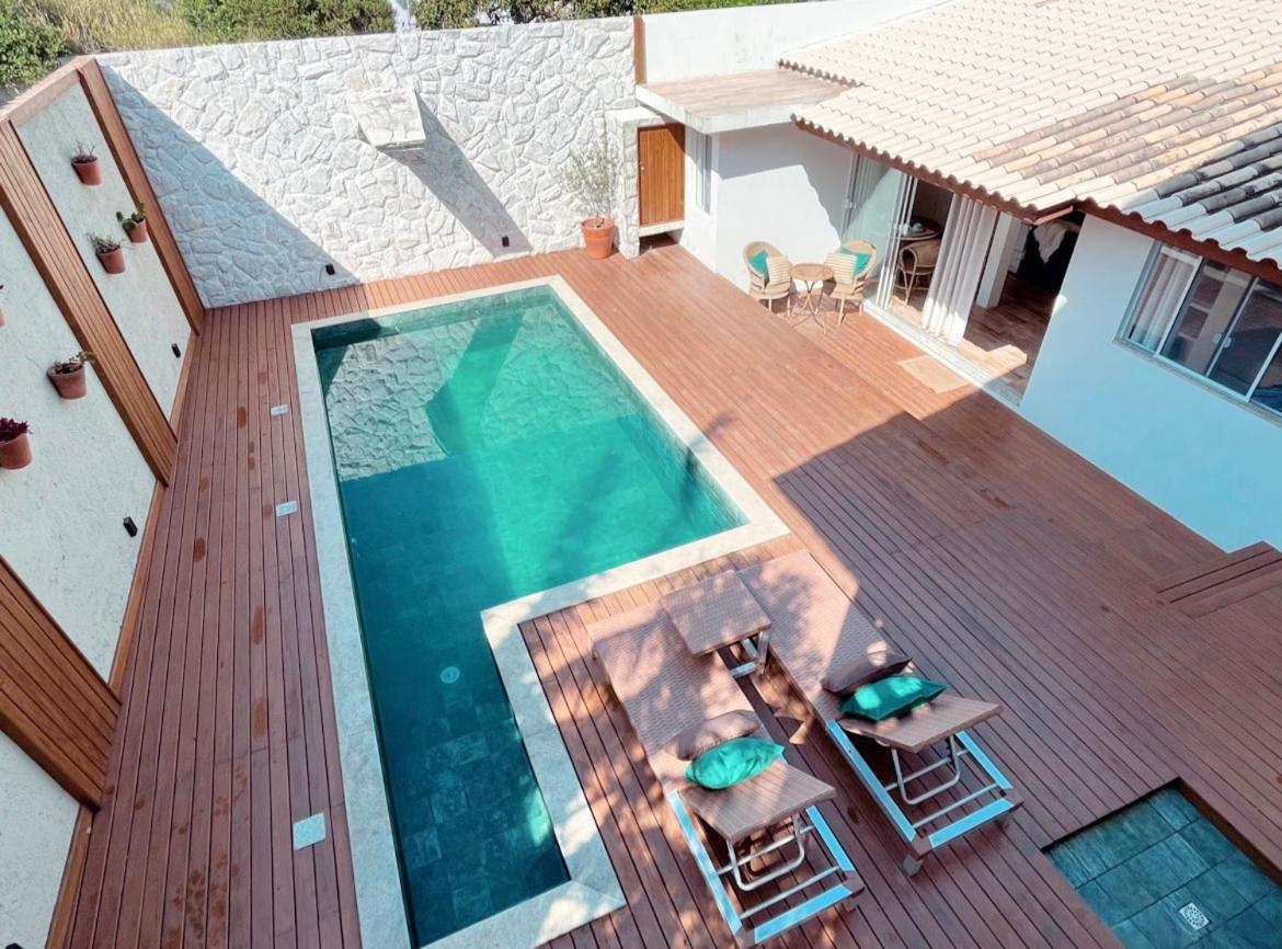 Casa Com Piscina Em Frente A Praia Do Santinho Florianópolis Exterior foto